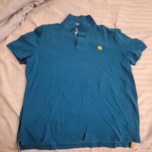 Express Polo Shirt in Teal Size XL